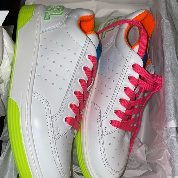 Chanel Neon 20P Sneaker NIB 39 - Picture 7 of 7